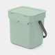 Ведро для мусора Brabantia Sort & Go 3 л Jade Green (211683) - изображение 4