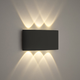 Світильник світлодіодний настінний, LED бра LINZA SIX 6W Q170 3000K BLACK 220V IP54 - зображення 1