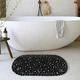 Силиконовый коврик для ванны и душа Bathlux, резиновый и нескользящий, люкс качество, Черный - изображение 4