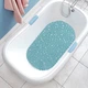Силиконовый коврик для ванны и душа Bathlux, резиновый и нескользящий, люкс качество, Бирюзовый - изображение 3