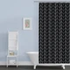 Шторка для ванної водонепроникна Bathlux 180 x 180 см люкс якість, Чорна - зображення 5