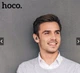 Бездротова портативна Bluetooth гарнітура Hoco EK03, сіра - зображення 6