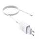 Зарядний пристрій Hoco C81A Smart 1USB 2.1A + кабель Type C, білий - зображення 4