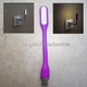 Портативная гибкая Лампа подсветка светодиодная USB Светильник переносной LED LIGHT для ноутбука и для чтения Фиолетовый - изображение 2