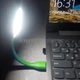 Портативная гибкая Лампа подсветка светодиодная USB Светильник переносной LED LIGHT для ноутбука и для чтения Зеленый - изображение 3