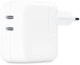 Zasilacz sieciowy Apple 35 W Dual USB-C Power Adapter Model A2676 (MW2K3) - obraz 3