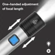 Аккумуляторный карманный фонарик фонарь K31 с ZOOM (ЗАРЯЖАЕТСЯ ОТ USB) - изображение 3