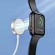 Бездротовий зарядний пристрій для смарт-годинника Hoco CW39 iWatch USB 10W white - зображення 8