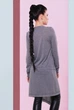 Дизайнерская кофта -туника Fashion M серый 43336008 - изображение 2