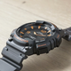 Мужские наручные часы CASIO AQ-S810W-8A Черные с оранжевым - изображение 2