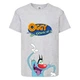Футболка детская Огги и тараканы (Oggy and cockroaches) серая (top OG gr3) 128 см - изображение 1