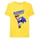Футболка детская Соник удар ногой (SONIC) Желтая (snc yl-1) 164 см - изображение 1