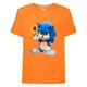 Футболка дитяча Соник з квіткою (SONIC) помаранчева (snc or-9) 116 см - зображення 1