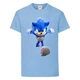 Футболка дитяча Соник малюк біжить (SONIC) блакитна (snc sbl-7) 116 см - зображення 1
