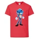 Футболка дитяча Соник іскрить (SONIC) червона (snc rd-01) 140 см - зображення 1