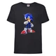 Футболка дитяча Соник і полум'я (SONIC) чорна (snc blc-3) 116 см - зображення 1