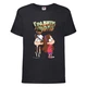 Футболка детская Гравити Фолз Мэйб и Диппер 6 (Gravity Falls Mayb and Dipper 6) черная (GF blc-9) 164 см - изображение 1