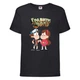 Футболка дитяча Гравити Фолз Мэйб і Діппер 3 (Gravity Falls Mayb and Dipper 3) чорна (GF blc-6) 104 см - зображення 1