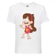 Футболка детская Гравити Фолз Мэйбл в купальнике (Gravity Falls Maybl) белая (GF wh-09) 104 см - изображение 1