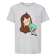 Футболка детская Гравити Фолз Мэйбл (Gravity Falls Maybl) серая (GF gr-003) 164 см - изображение 1