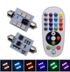 Автомобильные светодиодные Festoon C5W LED лампы RGB для салона 41мм Autoexpect (31710) - изображение 1