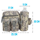 Сумка на пояс AOKALI Outdoor A33 4L (Camouflage ACU) - зображення 5