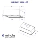 Вытяжка полновстраиваемая Minola HBI 5627 BL 1000 LED - изображение 10