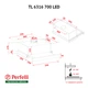 Вытяжка телескопическая Perfelli TL 6316 WH 700 LED - изображение 10