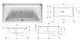 Ванна акриловая Duravit Starck встраиваемая 190x90 белый - изображение 4
