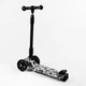 Самокат трехколесный Best Scooter MAXI складной, колеса PU со светом. Skulls and flowers (105402) - изображение 4