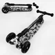Самокат трехколесный Best Scooter MAXI складной, колеса PU со светом. Skulls and flowers (105402) - изображение 6
