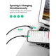 Кабель зарядный UGREEN USB-A to Lightning для iPhone iPad 2.4А с оплеткой 1 м Black (US199) - изображение 3