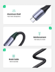Кабель зарядный Ugreen USB Type-C to Type-C USB C 3.1 Gen 2 10Gbps 4K с нейлоновой оплеткой 1 м (US355) - изображение 6