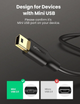 Кабель зарядный UGREEN US132 Mini USB - USB 2.0 2 м Black (30472) - изображение 6