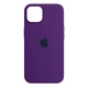 Silicone Case Original for Apple iPhone 14 Plus (HC) - Grape (ARM62421) - изображение 1