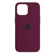 Silicone Case Original for Apple iPhone 14 Pro Max (HC) - Marsala - изображение 1