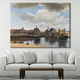 Картина Холстович Вид Делфта 30x40 см. Интерьерная картина Яна Вермеера для офиса, гостиной, спальни, кухни, ресторана, холла - изображение 3