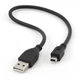 Дата кабель USB 2.0 AM to Mini 5P 0.3m Cablexpert (CCP-USB2-AM5P-1) (261475) - изображение 1
