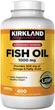 Kirkland Signature Fish Oil 1000 mg 400 капсул (4384304430) - зображення 1