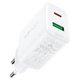 Сетевое зарядное устройство для быстрой зарядки ACEFAST A25 PD20W (Type-C+USB) Dual Port Charger White - изображение 3
