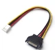 Переходник питания SATA на 4pin(малый) 0.2m - изображение 2