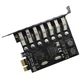 Контролер PCI-Е=>USB 3.0, 7 портів, 5Gbps - зображення 2