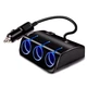 АЗУ розгалужувач WEIFENG, 12V-3*12V+2*USB, Black, Blister - зображення 4