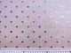 Ткань Диско фойл горошек 7 мм, пудренный розовый, пог. м. (д62, 2008019A, цв4) - изображение 3