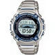 Наручные стильные часы Casio W-S210HD-1AVDF Серебристые с темно-синим - изображение 1