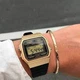 Наручные часы с подсветкой Casio F-91WM-9ADF Золотистые с черным - изображение 5
