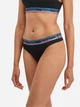 Набор трусиков стрингов Puma Women String 2P 90785411 M Black / Various Logo Colors (8720245254601) - изображение 5