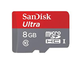 Карта памяти SanDisk Ultra microSD XC 8GB class 10 SD адаптер - изображение 3