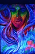 Краска акриловая Altey для творчества и художественного оформления флуоресцентная с синим свечением матовая в баночке 20 г Синяя (1058) - изображение 7