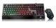 Игровая клавиатура и мышь Zeus 101KL с LED подсветкой комплект для геймеров Черный - изображение 9